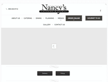 Tablet Screenshot of nancyshauteaffairs.com